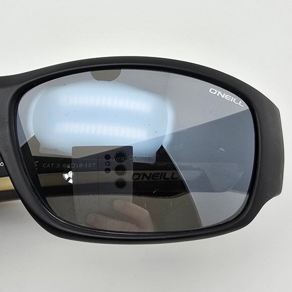 O’Neill ONS-ZEPOL 2.0 C.108P Black Frame Polarized Silver Mirror Lens Sunglasses - Picture 13 of 15